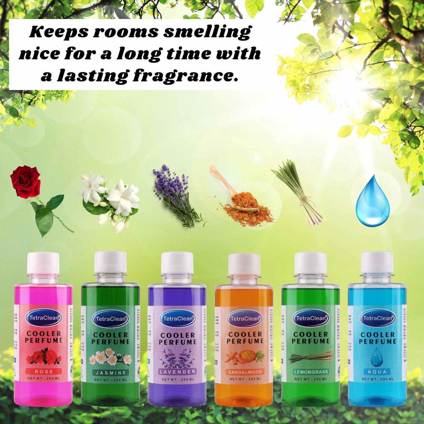 TetraClean Lemongrass Cooler Perfume - 250 ml