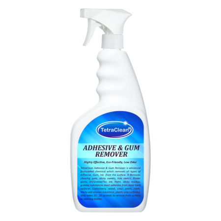 TetraClean Adhesive & Gum Remover – Fast-Acting, Eco-Friendly Sticky Residue & Glue Cleaner (500ml)