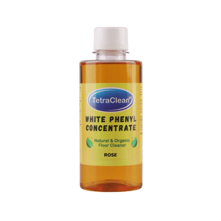 Tetraclean White Phenyl Concentrate Liquid-250ml – Powerful Disinfectant Floor & Surface Cleaner