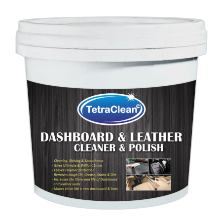 TetraClean Dashboard & Leather Cleaner & Polish – Shine & Protect Interior Surfaces 1-kg