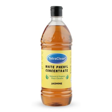 Tetraclean White Phenyl Concentrated 1-Ltr – Heavy-Duty Disinfectant & Floor Cleaner