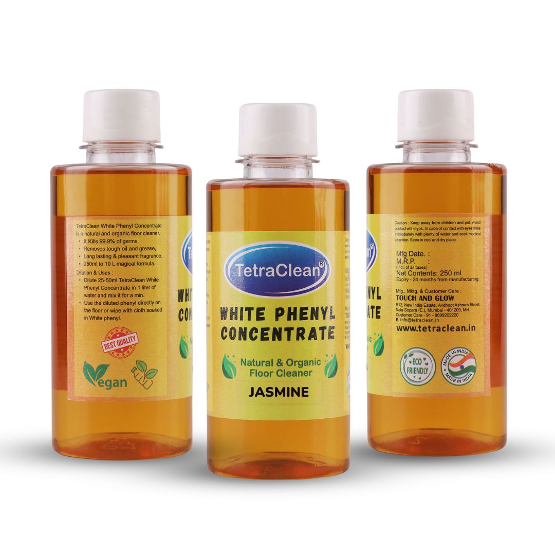 TetraClean White Phenyl Concentrate (250ml) Jasmine Fragrance