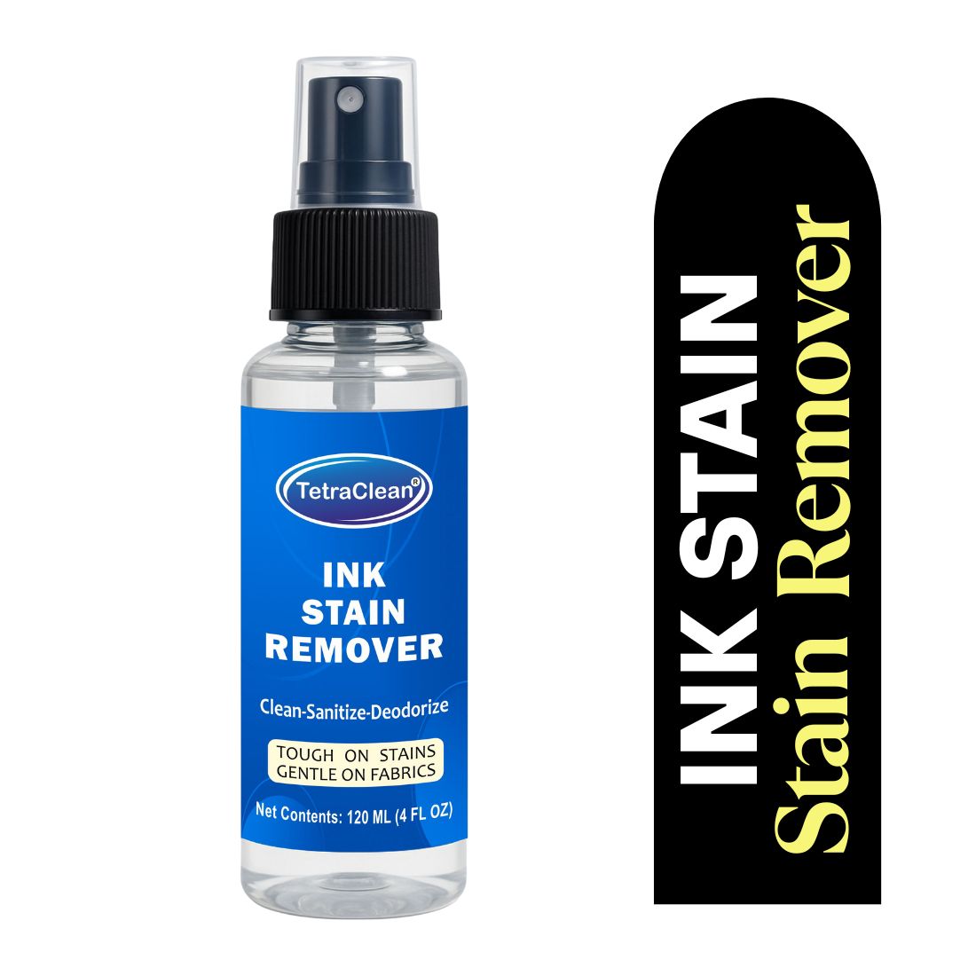 TetraClean Ink Remover Spray – Remove Pen Ink Remover Stain 120ml