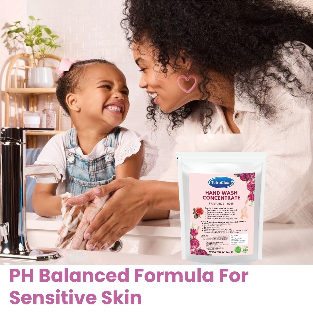 TetraClean Hand Wash Concentrate Rose, 200g