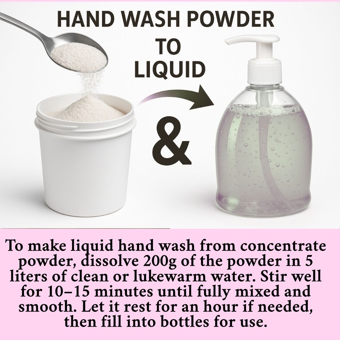 TetraClean Hand Wash Concentrate Rose, 200g