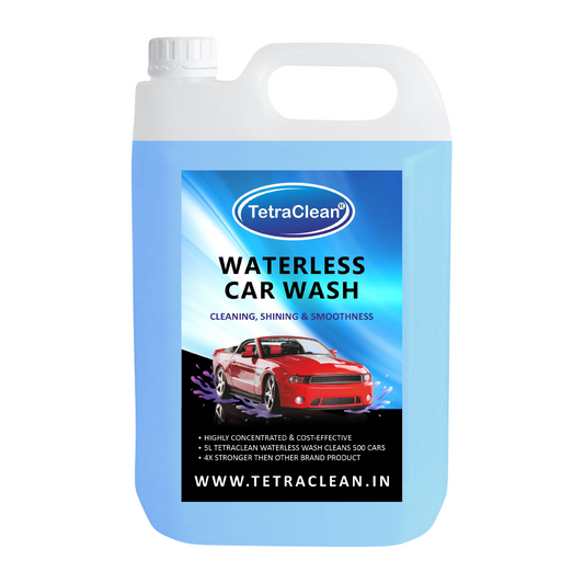 TetraClean Waterless Car Wash – Liquid  High Gloss Shine 5,Ltr