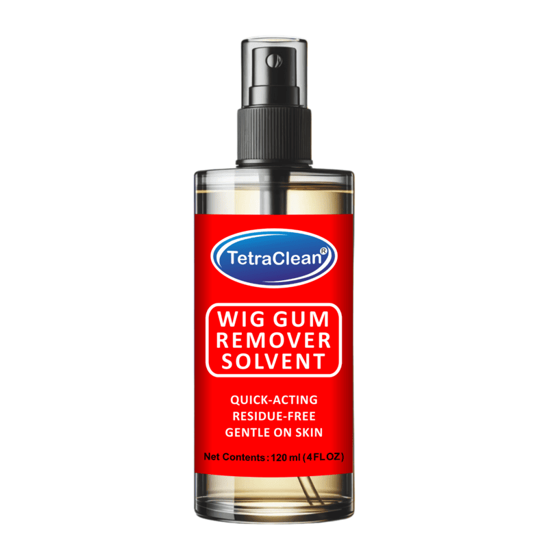 Tetraclean Hair Wig Adhesive Remover Solvent | Hair Glue Bonding Residue Remover | Removes Adhesive Hair Glue, Lace Wig, Toupees, Wig Tape, Double Sided Extension Tape / 120ML Tetraclean Hair Wig Adhesive Remover Solvent | Hair Glue Bonding Residue Remover | Removes Adhesive Hair Glue, Lace Wig, Toupees, Wig Tape, Double Sided Extension Tape / 120ML