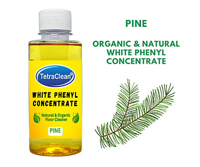 TetraClean Organic White Phenyl Concentrate With Herbal Perfume 1 Litre