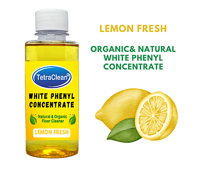 TetraClean Organic White Phenyl Concentrate With Herbal Perfume 1 Litre TetraClean Organic White Phenyl Concentrate With Herbal Perfume 1 Litre