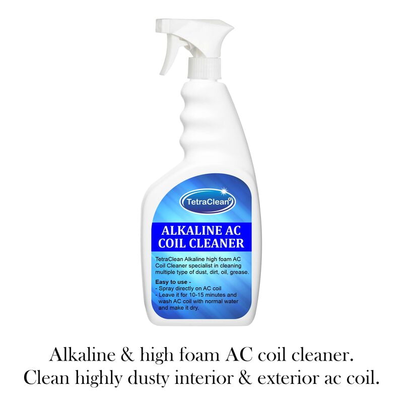 TetraClean Foaming Alkaline AC Coil Cleaner for coils, condensers, evaporators Spray