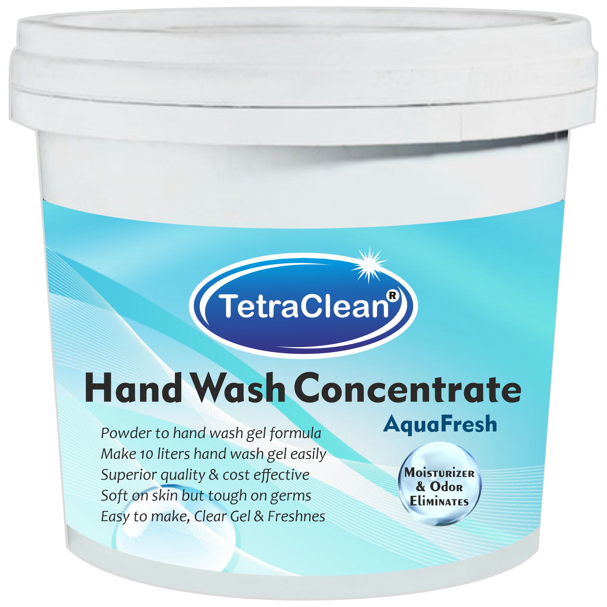 TetraClean Hand Wash Concentrate Powder - 500gm packing - with aqua fragrance