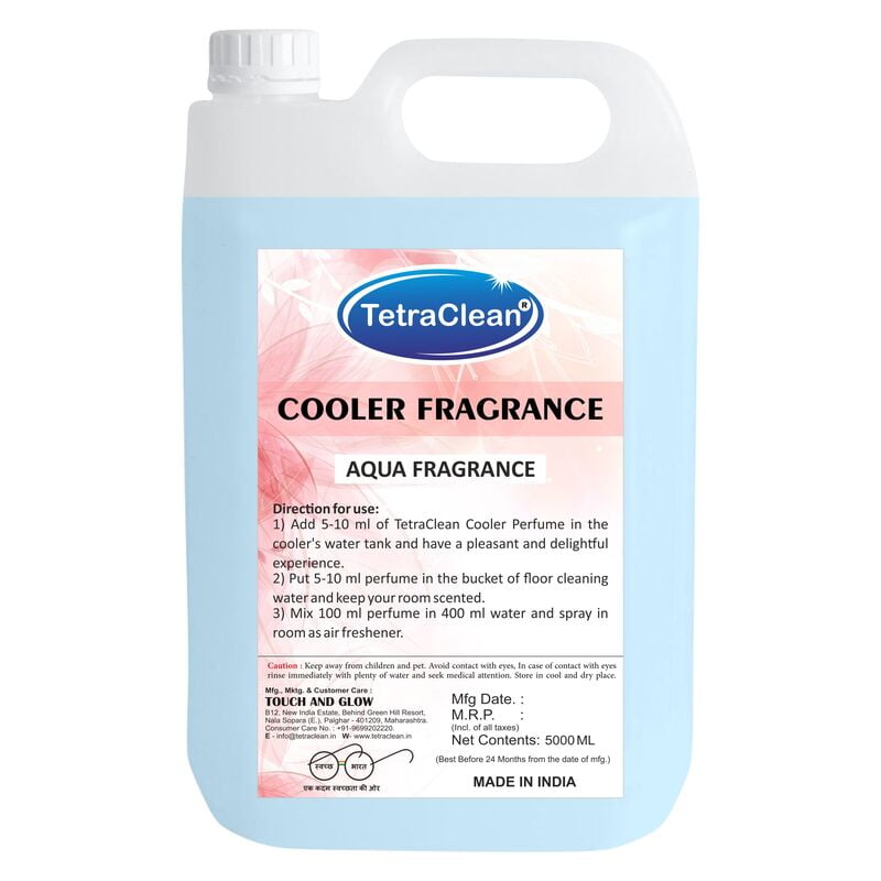 TetraClean Cooler Perfume and Disinfactant with Multiple Fragrance (5L)