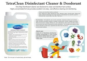 Tetraclean Disinfectant Cleaner & Deodorant Concentrate