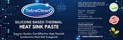Tetraclean Heat Sink Paste | Thermal Paste | Heat Sink Grease | White Thermal Paste High Temperature Compound | Used for PC, CPU, GPU, Chipset, and for Ovens Cooling