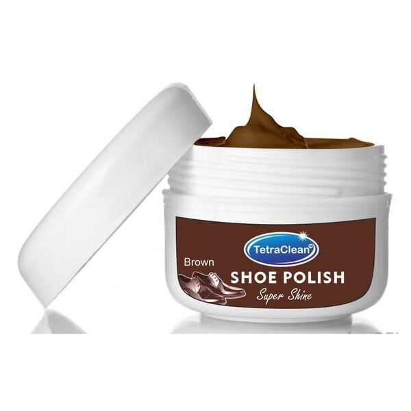 TetraClean Brown Leather Shoe Polish (Patent Leather, Leather, Nubuck, Synthetic Leather)