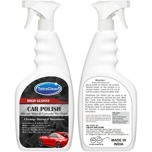 TetraClean Spray Car Polish for Exterior Body (500ml)