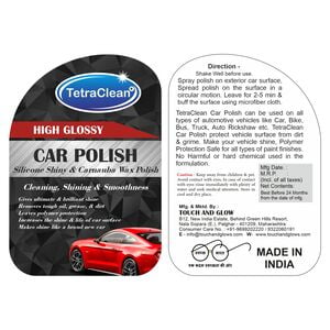TetraClean Spray Car Polish for Exterior Body (500ml)