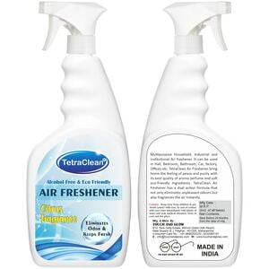 TetraClean Re-freshening Air Freshener with Citrus Fragrance (500 ml Spray)- Room Freshener