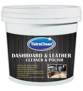 TetraClean Cream Daboard Interior Car Polish sutable for Dashboard, Leather, Metal Parts, Chrome Accent (250gm)