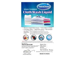 TetraClean Liquid Detergent cloth wash gel with Orange Fragrance (5L)