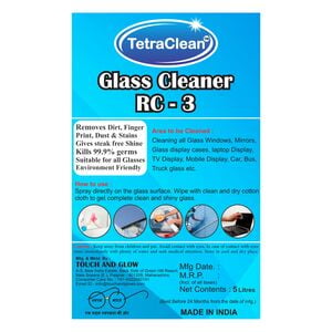 TetraClean Glass Cleaner for all type of glasses (5 L) TetraClean Glass Cleaner for all type of glasses (5 L)