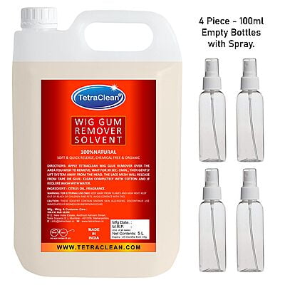 Tetraclean Hair Wig Adhesive Remover Solvent 5 L