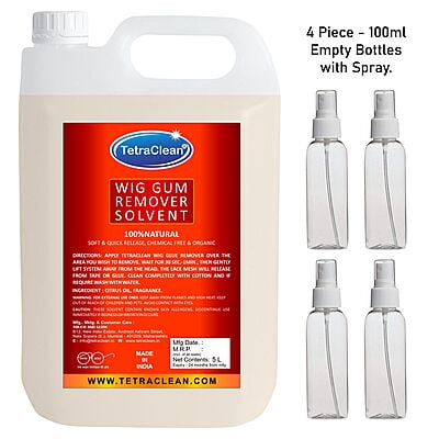 Tetraclean Hair Wig Adhesive Remover Solvent 5 L Tetraclean Hair Wig Adhesive Remover Solvent 5 L
