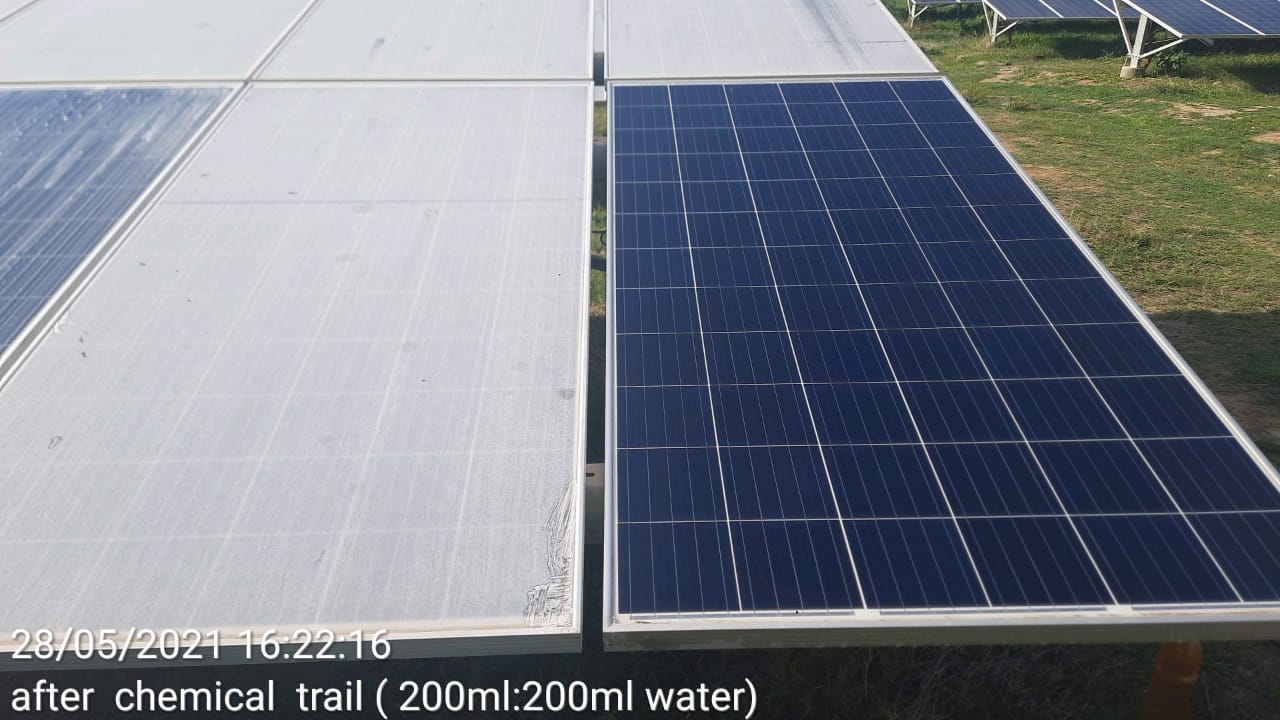 Organic Solar Panel Cleaner TSPC OR1 Remove Cement, Lime, Hard Water, Carbon, Coal, Bird Poop