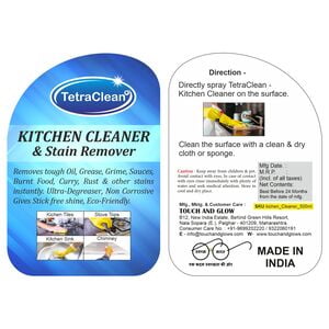 TetraClean Kitchen Cleaner and Stain Remover Spray (500 ml) TetraClean Kitchen Cleaner and Stain Remover Spray (500 ml)