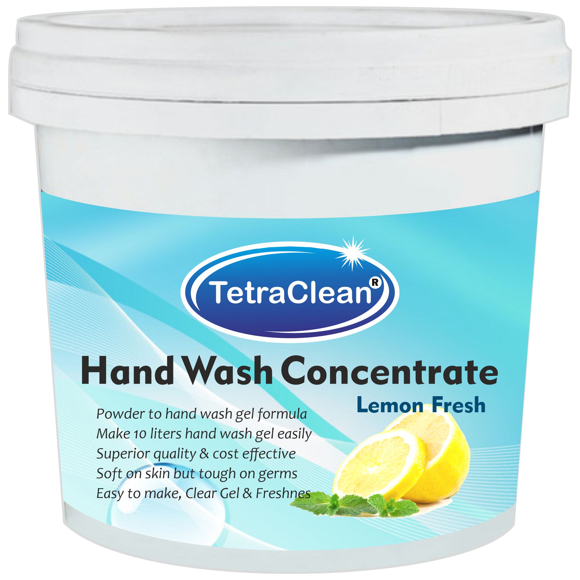TetraClean Hand Wash Concentrate Powder - 500gm packing - with lemon fragrance TetraClean Hand Wash Concentrate Powder - 500gm packing - with lemon fragrance