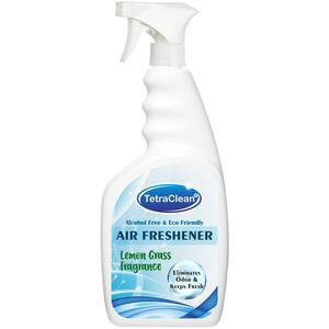 TetraClean Re-freshening Air Freshener with Lemon Grass Fragrance (500 ml Spray)- Room Freshener