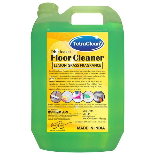 TetraClean Disinfectant Floor Cleaner Avaliable with Multiple Fragrance (5 L) TetraClean Disinfectant Floor Cleaner Avaliable with Multiple Fragrance (5 L)