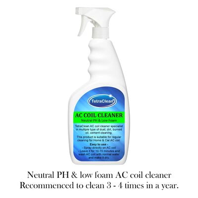 TetraClean Low Foam and Neutral PH AC Coil Cleaner for coils, condensers, evaporators Spray