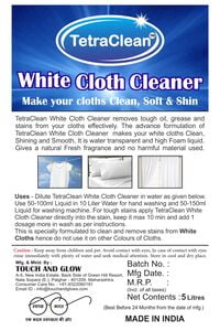 TetraClean White Cloth Cleaner and Brightener Liquid Detergent with Lavender Fragrance (5L) TetraClean White Cloth Cleaner and Brightener Liquid Detergent with Lavender Fragrance (5L)