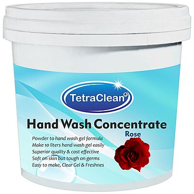TetraClean Hand Wash Concentrate Powder - 500gm packing - with rose fragrance
