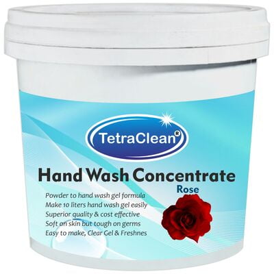 TetraClean Hand Wash Concentrate Powder - 500gm packing - with rose fragrance