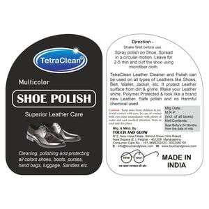 TetraClean Multicolor Leather Shoe Polish Spray TetraClean Multicolor Leather Shoe Polish Spray