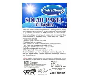 TetraClean Solar Panel Cleaner and Stain Remover (5L)