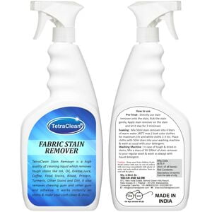 TetraClean Fabric Stain Remover with Advanced Formula for Clean & Spotless Clothes Stain Remover (500ml)