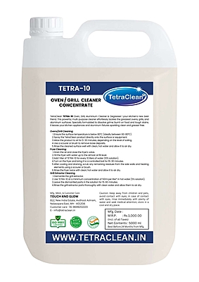 Tetraclean Tetra10 Oven & Grill Cleaner Concentrate | Heavy-Duty Degreaser for Ovens, Grills & Aluminium