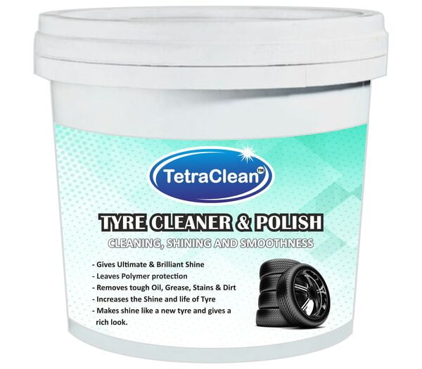 TetraClean Tire Cleaner and Polish for Ultimate Shine of tire (1 kg) TetraClean Tire Cleaner and Polish for Ultimate Shine of tire (1 kg)