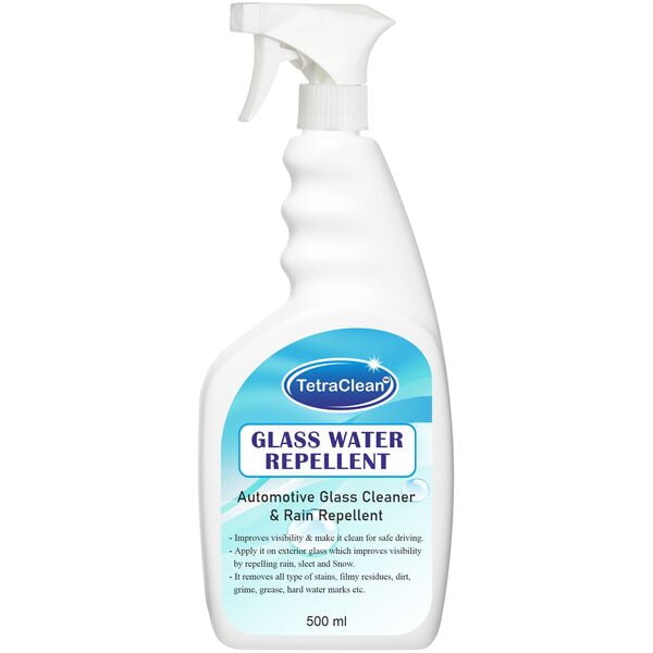 TetraClean Glass Cleaner and Water Repellent, Rain Repellent, Anti Fog, Anti Reflection TetraClean Glass Cleaner and Water Repellent, Rain Repellent, Anti Fog, Anti Reflection